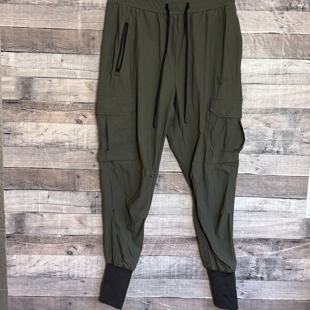 ASRV Tetra-Lite High Rib Jogger Cargo Pants DSG-0825 Mens Medium Olive
